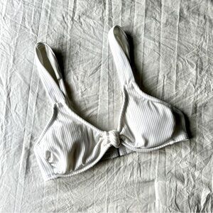 Xhilaration Knot Front Ribbed Bikini Bralette Top